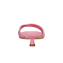 Tracey Slide Dress Sandal - Pink Patent