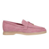 Yanelli Casual Loafer - Light Pink Suede