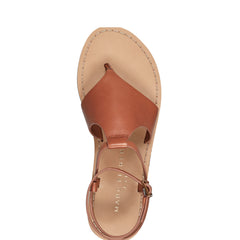 Lille Thong Flat Sandal - Natural Leather
