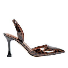 Hadya Slingback Pump - Patent Leopard