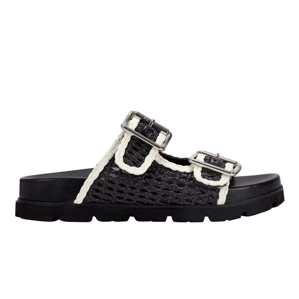 Mylan Footbed Sandal - Black