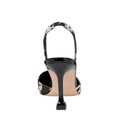 Hadya Slingback Pump - Cow Print