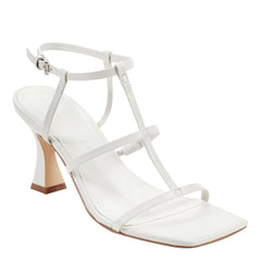 Dennie Strappy Dress Sandal - White Leather