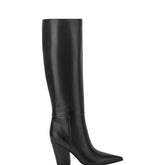Estella Knee High Boot - Black Leather