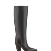 Estella Knee High Boot - Dark Brown Leather