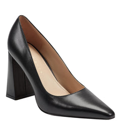 Minny Block Heel Pump - Black