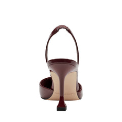 Hadya Slingback Pump - Dark Red Patent