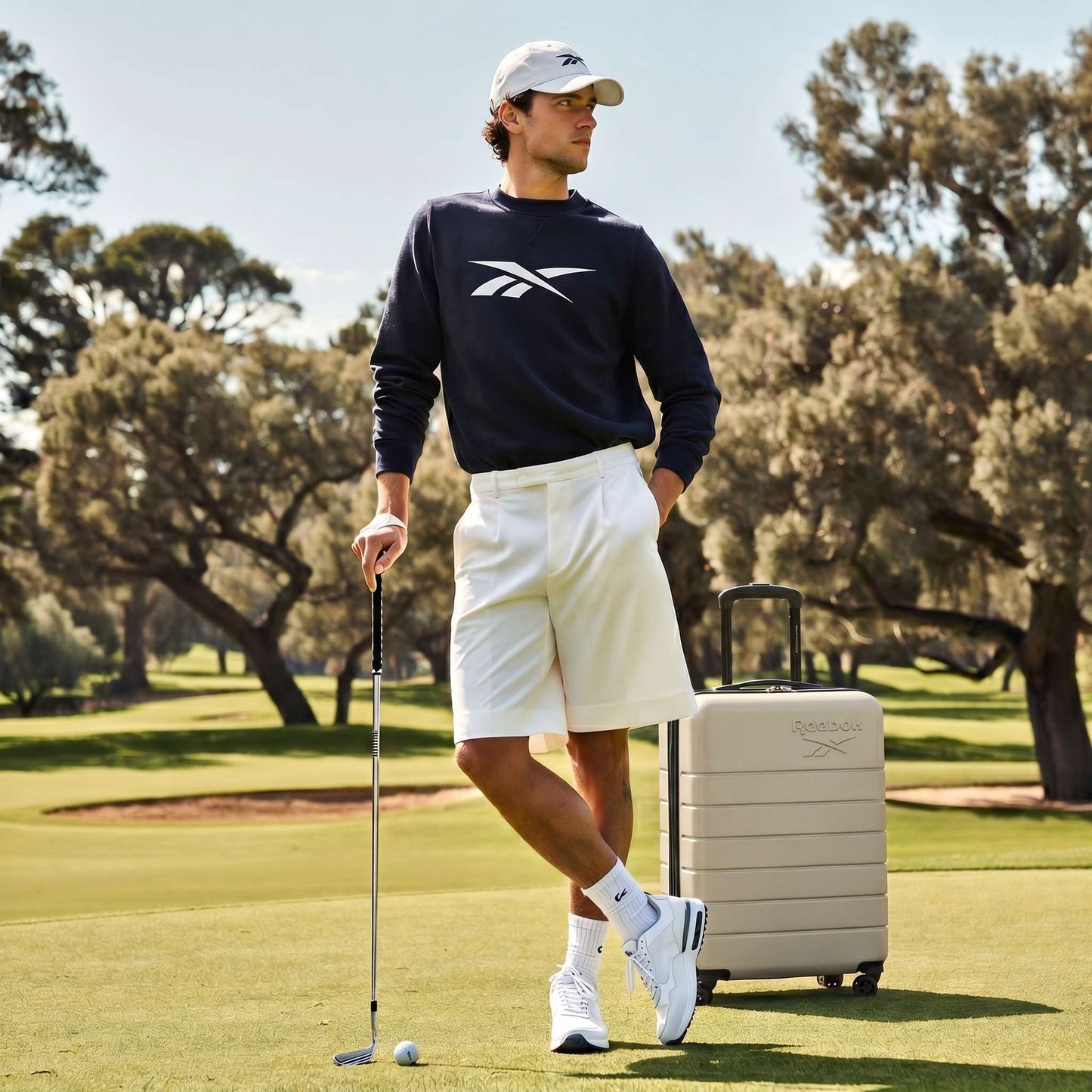 Reebok Men Captain 2 Piece Luggage Set