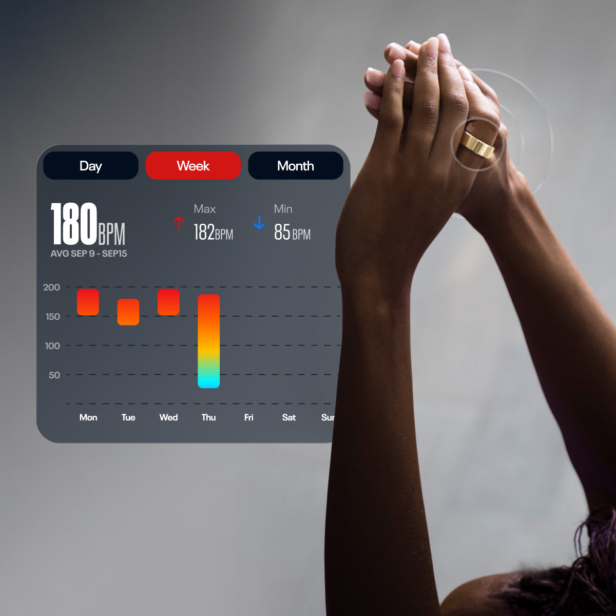 Reebok Men Reebok Smart Ring