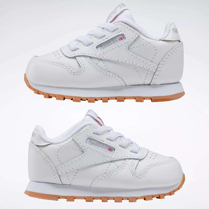 Reebok Kids Classic Leather Shoes (Baby & Toddler)