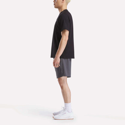 Reebok Men Men's Small Logo Crewneck Short Sleeve T-Shirt