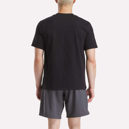 Reebok Men Men's Small Logo Crewneck Short Sleeve T-Shirt