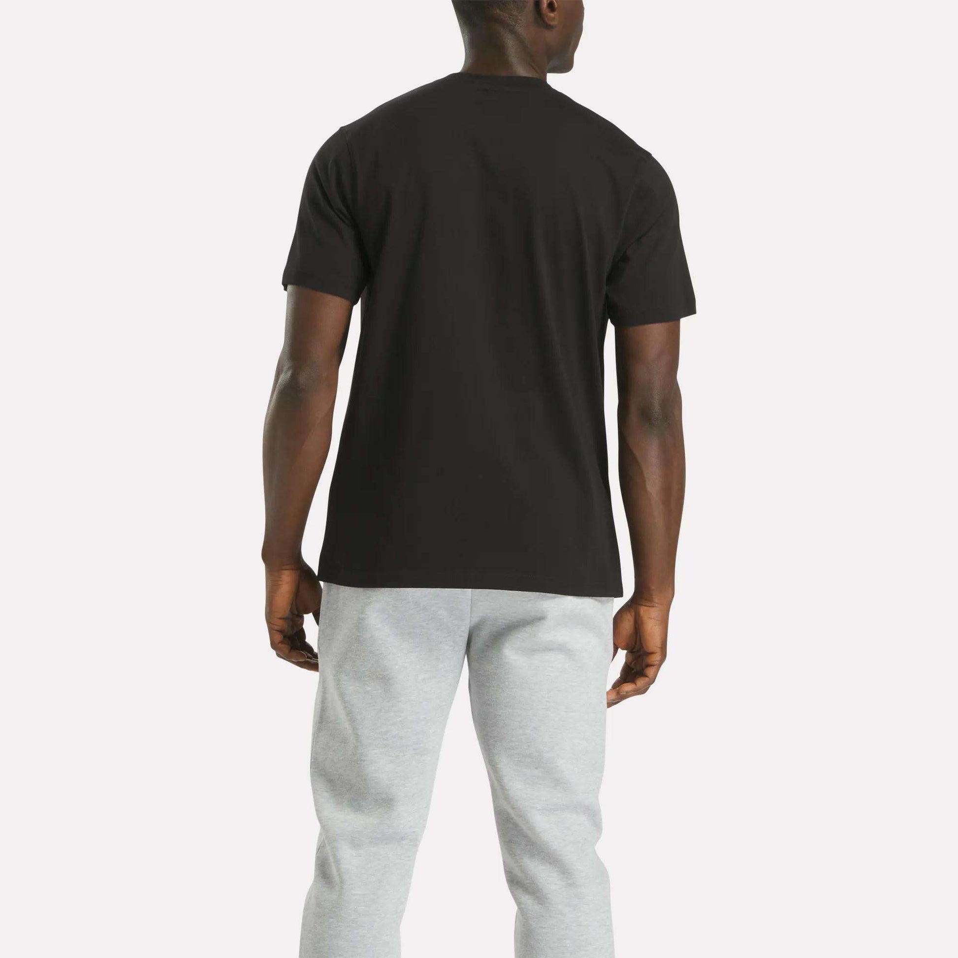 Reebok Men Men's Big Logo Crewneck Short Sleeve Tee