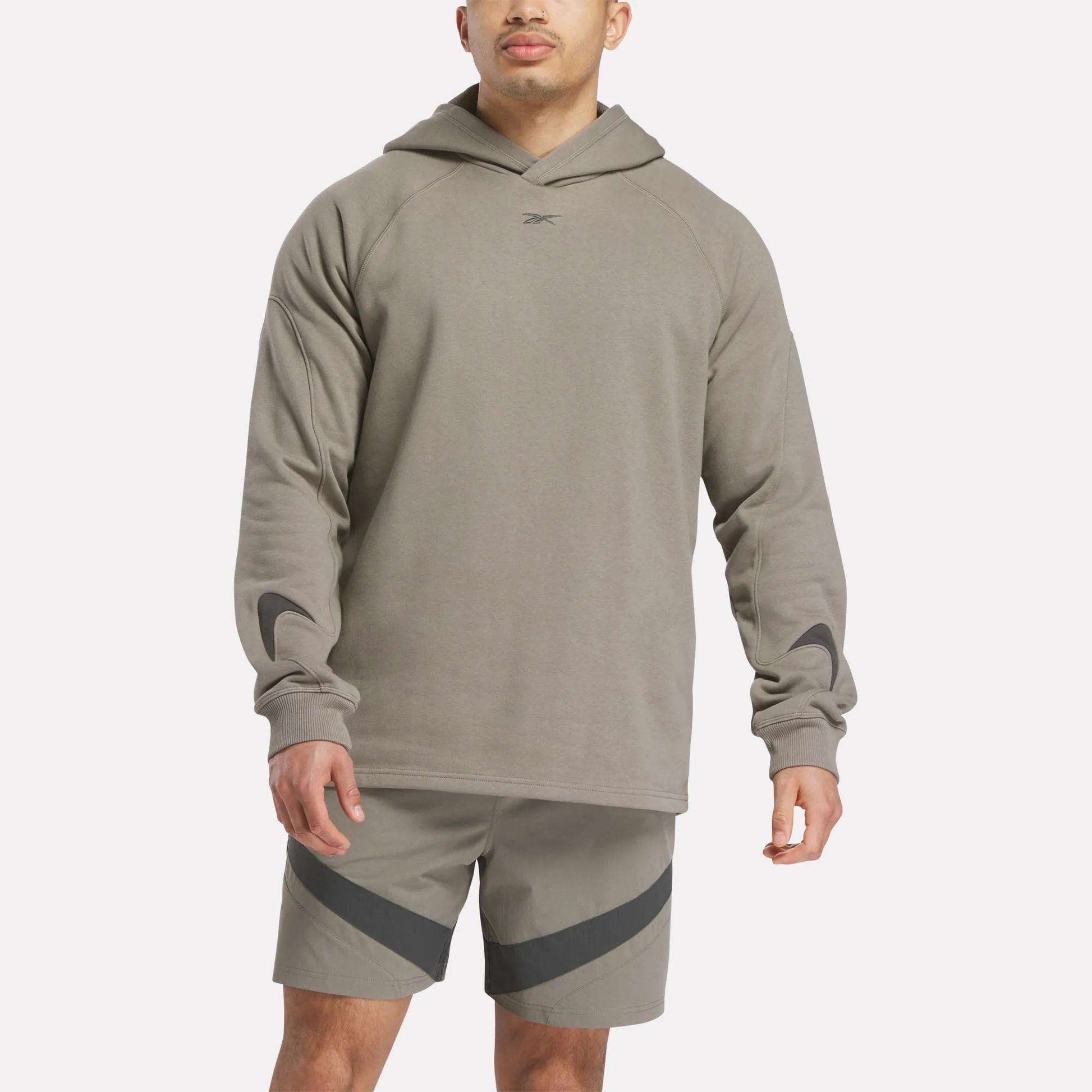 Reebok Men French Terry Basketball Hoodie
