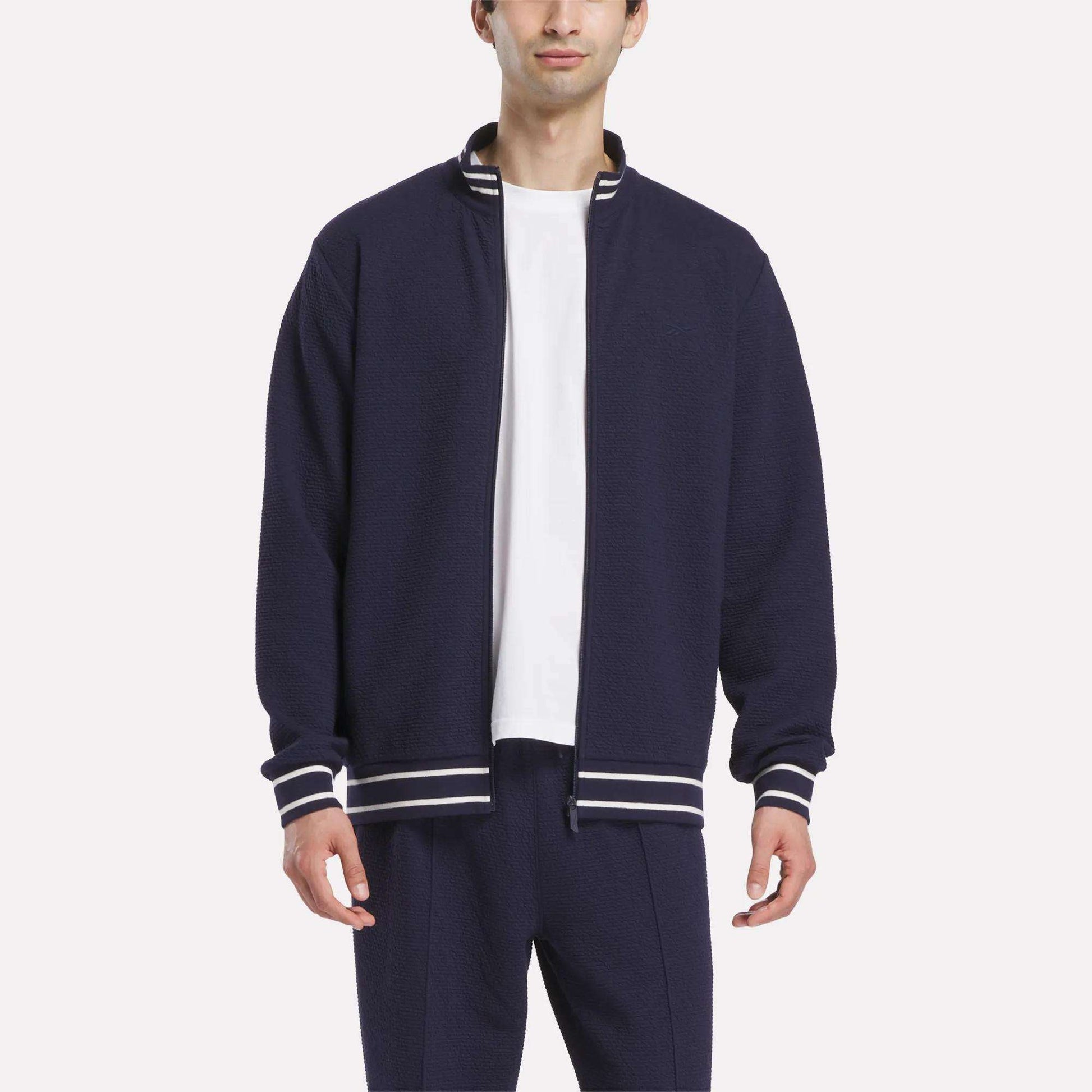 Reebok Men Club Sport Textured Jacket