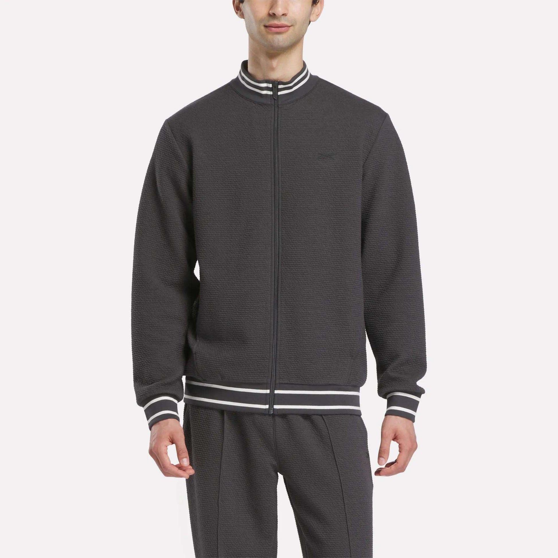 Reebok Men Club Sport Textured Jacket