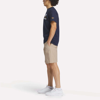 Reebok Men Men's Crushers Stacked Logo Tee