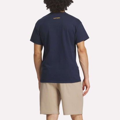 Reebok Men Men's Crushers Stacked Logo Tee