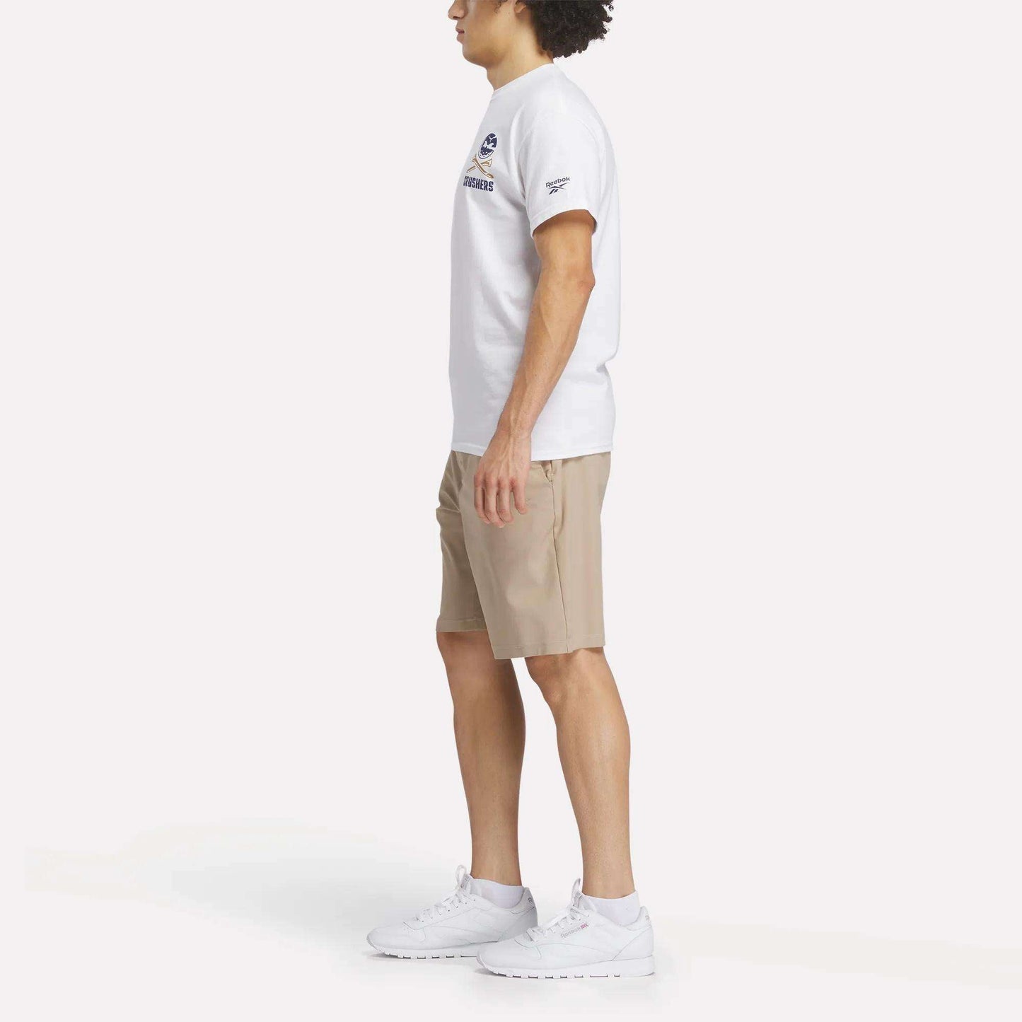 Reebok Men Men's Crushers Stacked Logo Tee
