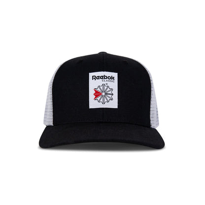 Reebok Men Woven Patch Vector Trucker Cap