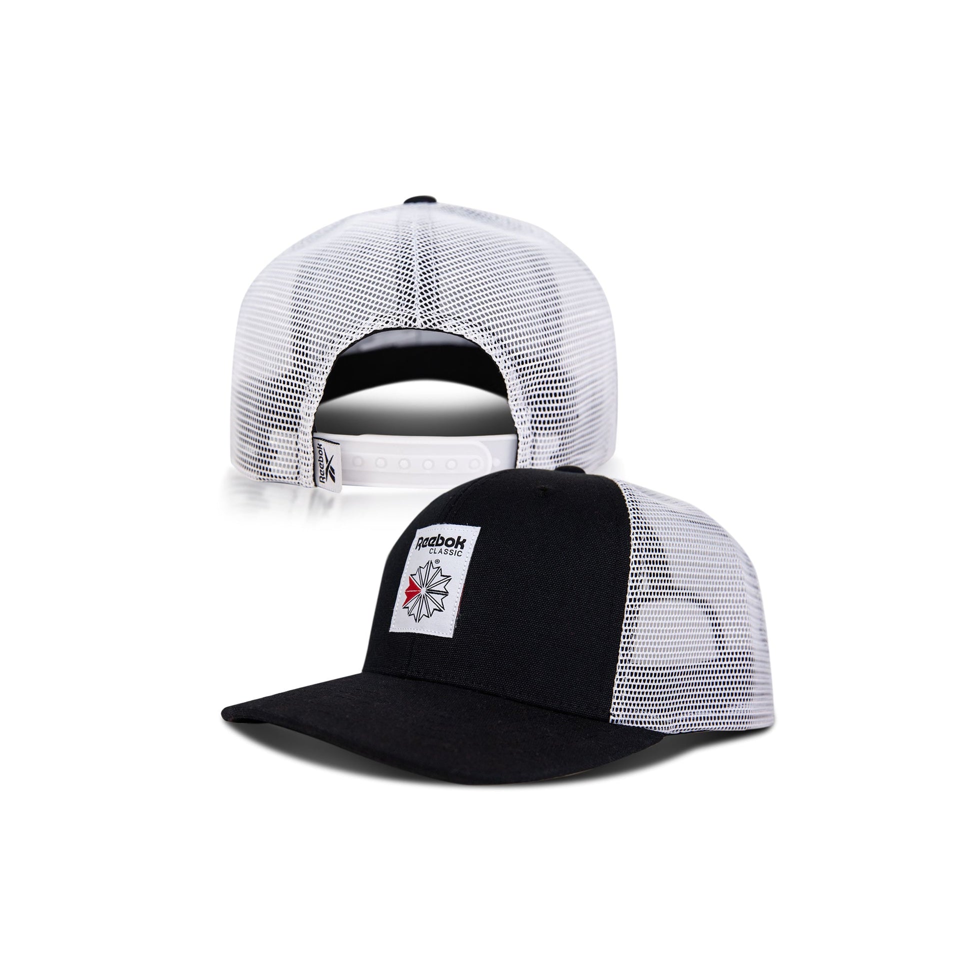 Reebok Men Woven Patch Vector Trucker Cap