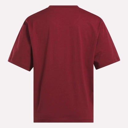 Reebok Women Women's Big Logo Oversized Crew Short Sleeve Tee