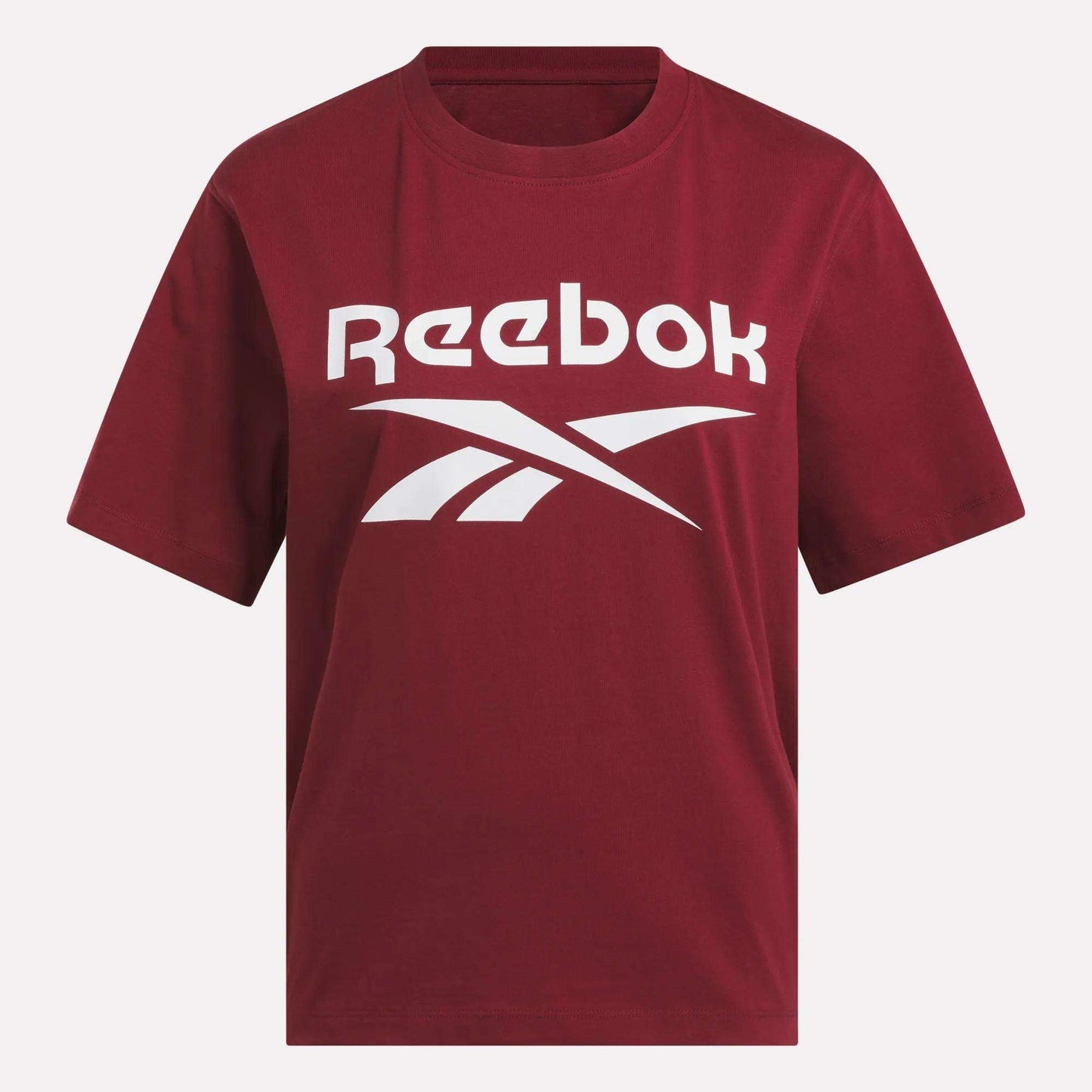 Reebok Women Women's Big Logo Oversized Crew Short Sleeve Tee