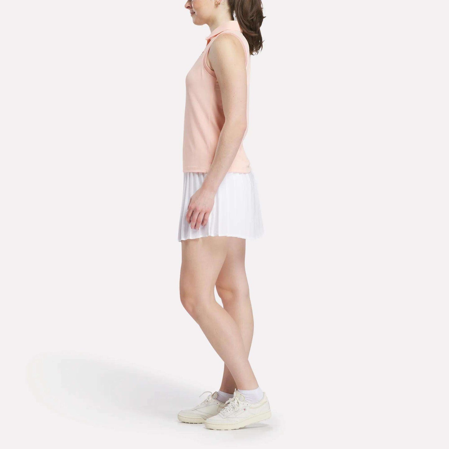 Reebok Women Micro Pique Sleeveless Polo Shirt