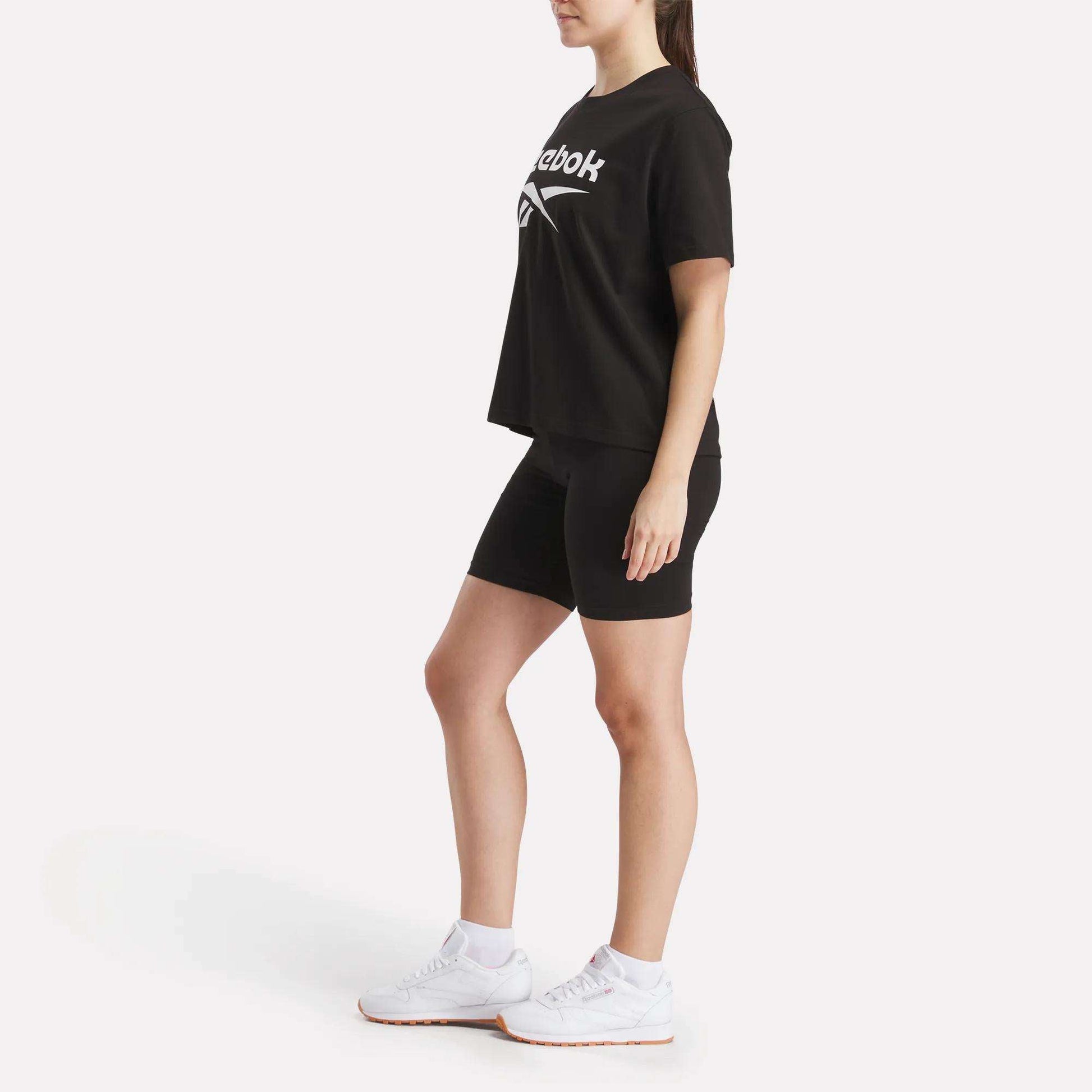 Reebok Women Women's Small Logo Cycle Shorts