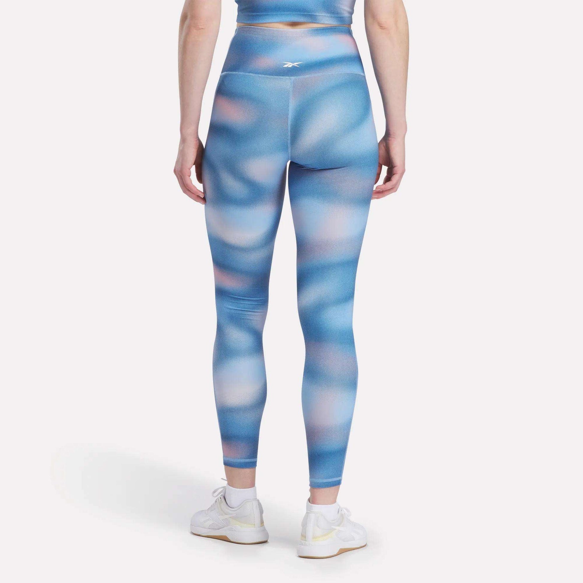 Reebok Women Fluid Print High-Rise Leggings