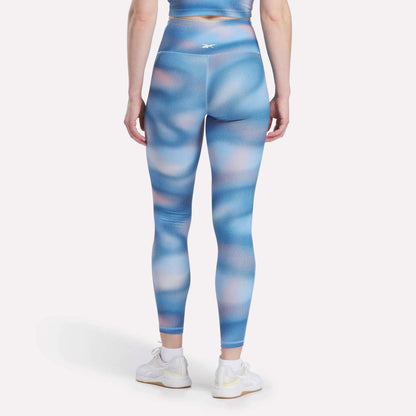 Reebok Women Fluid Print High-Rise Leggings