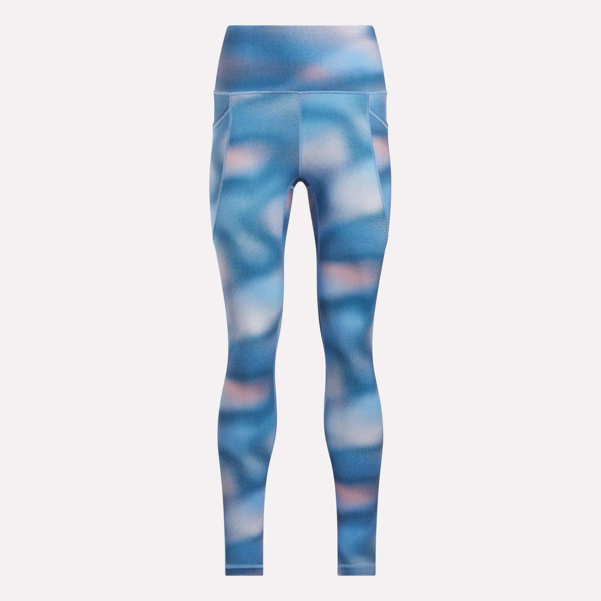 Reebok Women Fluid Print High-Rise Leggings