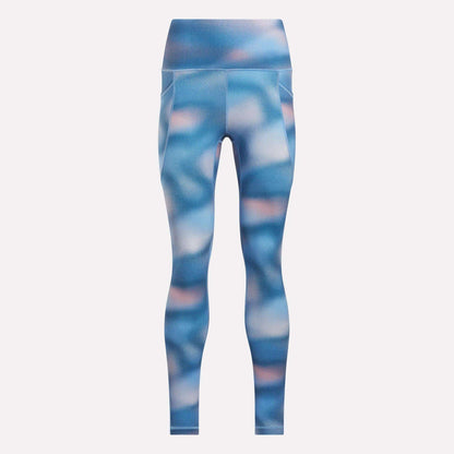 Reebok Women Fluid Print High-Rise Leggings