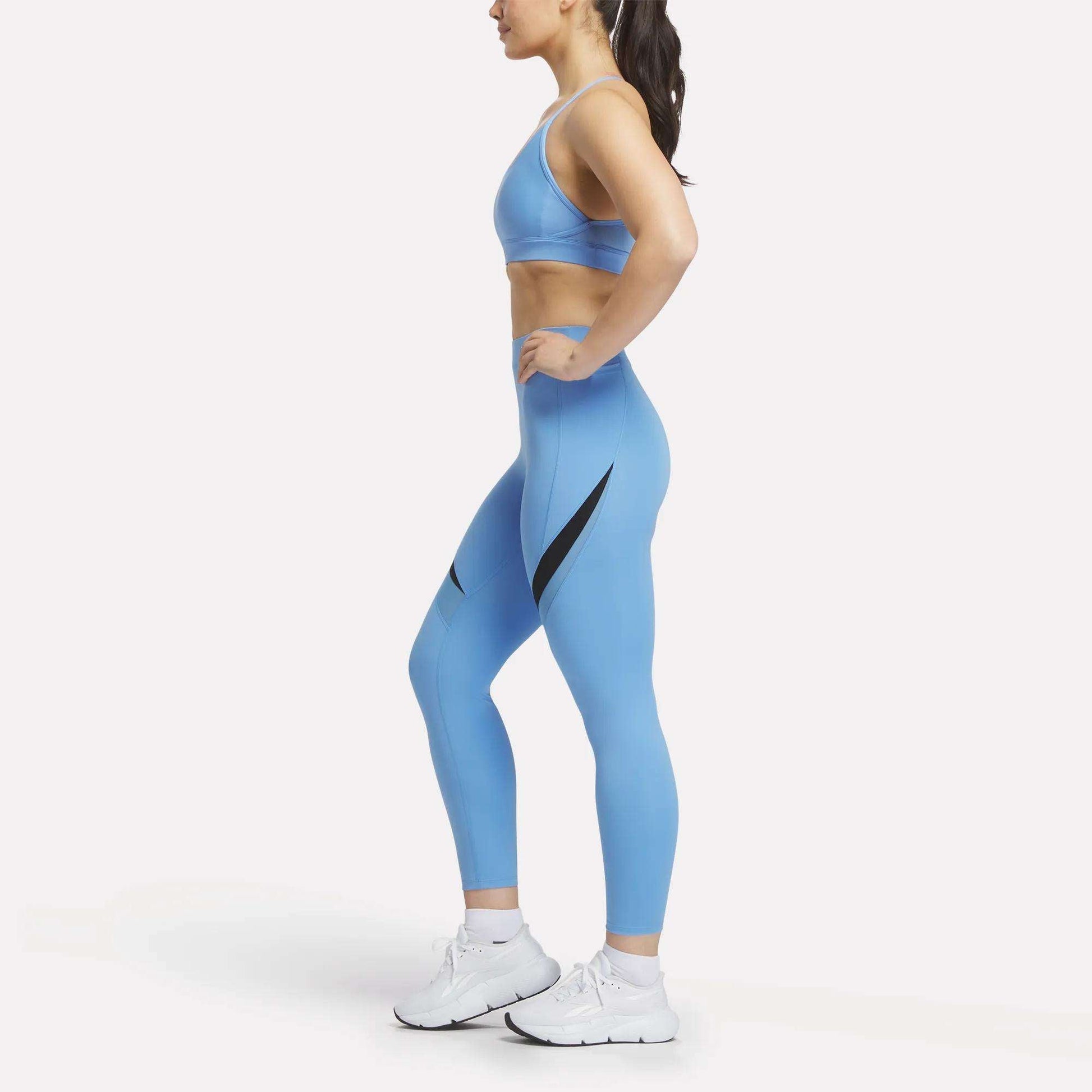 Reebok Women Women's Lux High-Rise Colorblock Leggings