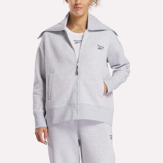 Reebok Women Women's Wardrobe Essentials Retro Zip Top