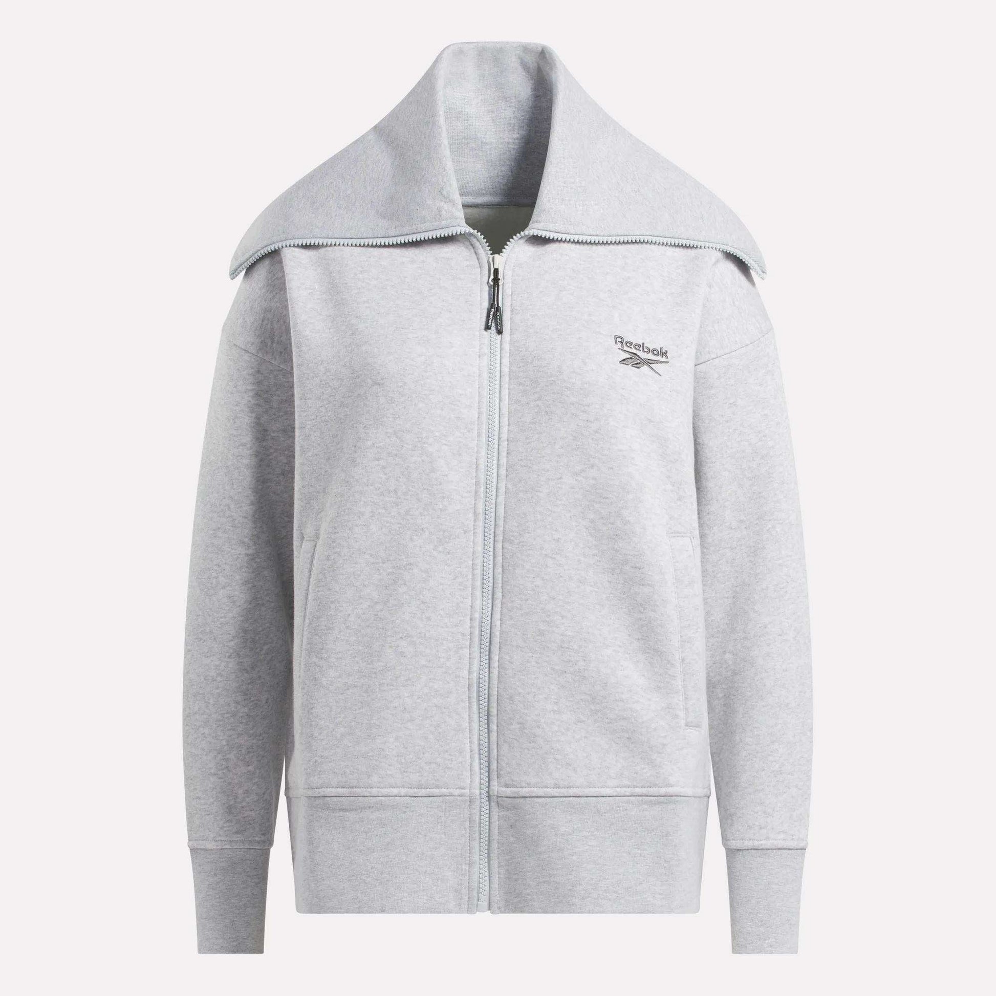 Reebok Women Women's Wardrobe Essentials Retro Zip Top