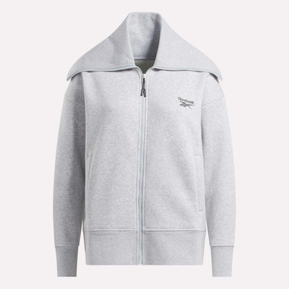 Reebok Women Women's Wardrobe Essentials Retro Zip Top