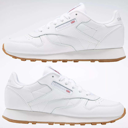 Reebok Kids Classic Leather Shoes (Big Kids)