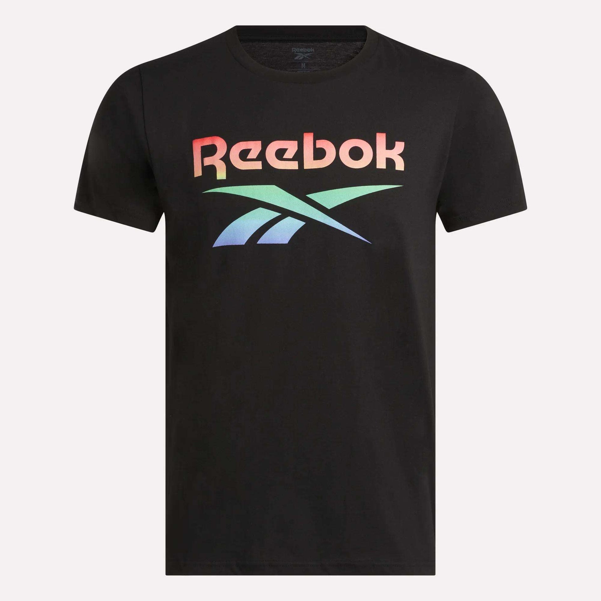 Reebok Classics Men's Vector Graphic Rainbow T-Shirt