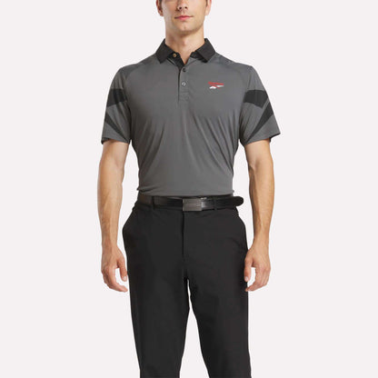 Reebok Sport Men's Signature Vector Colorblocked Polo Shirt