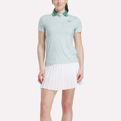 Reebok Sport Foulard Print Sleeveless Polo Shirt
