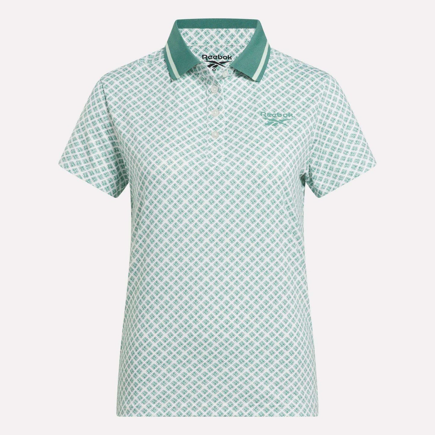 Reebok Sport Foulard Print Sleeveless Polo Shirt