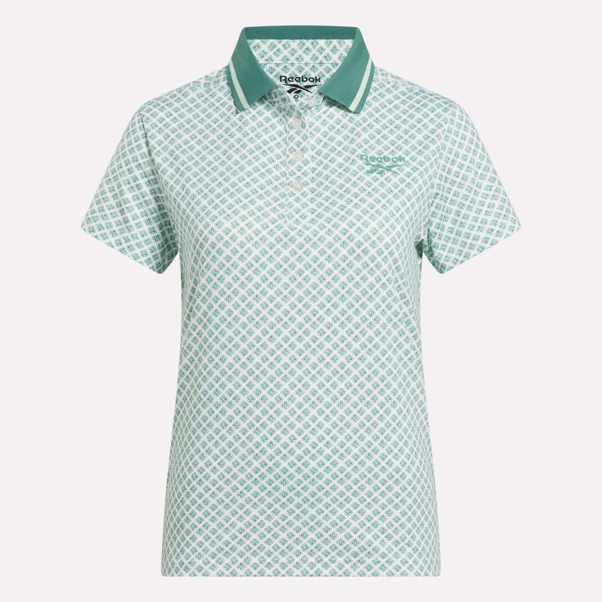 Reebok Sport Foulard Print Sleeveless Polo Shirt