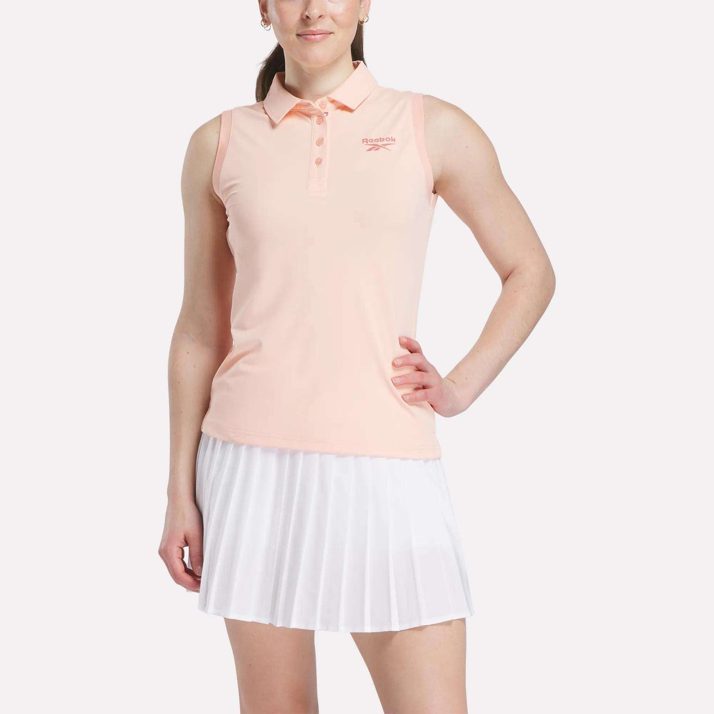 Reebok Sport Micro Pique Sleeveless Polo Shirt