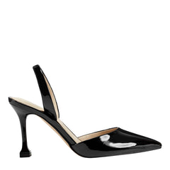 Hadya Slingback Pump - Black Patent