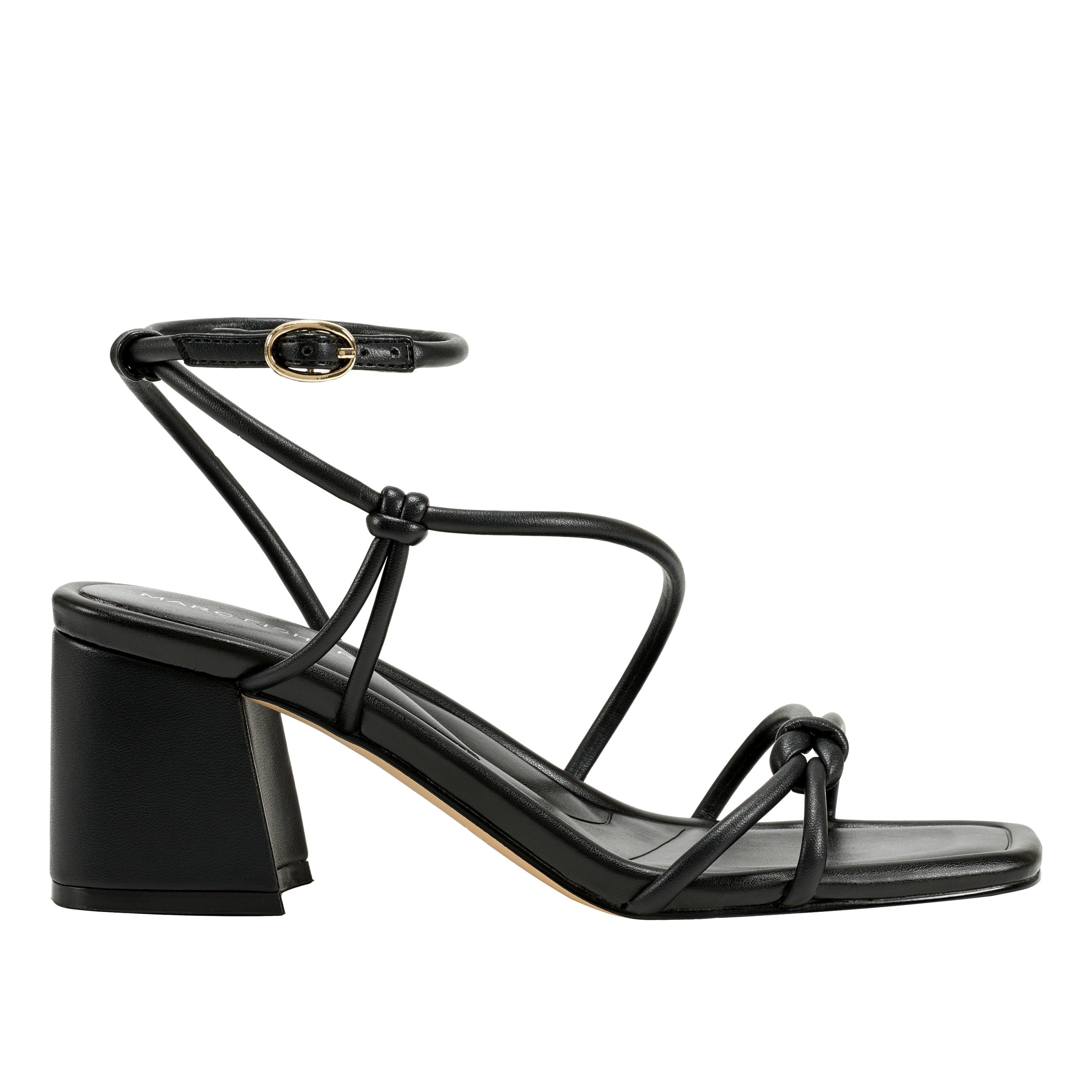 Gurion Block Heel Sandal - Black