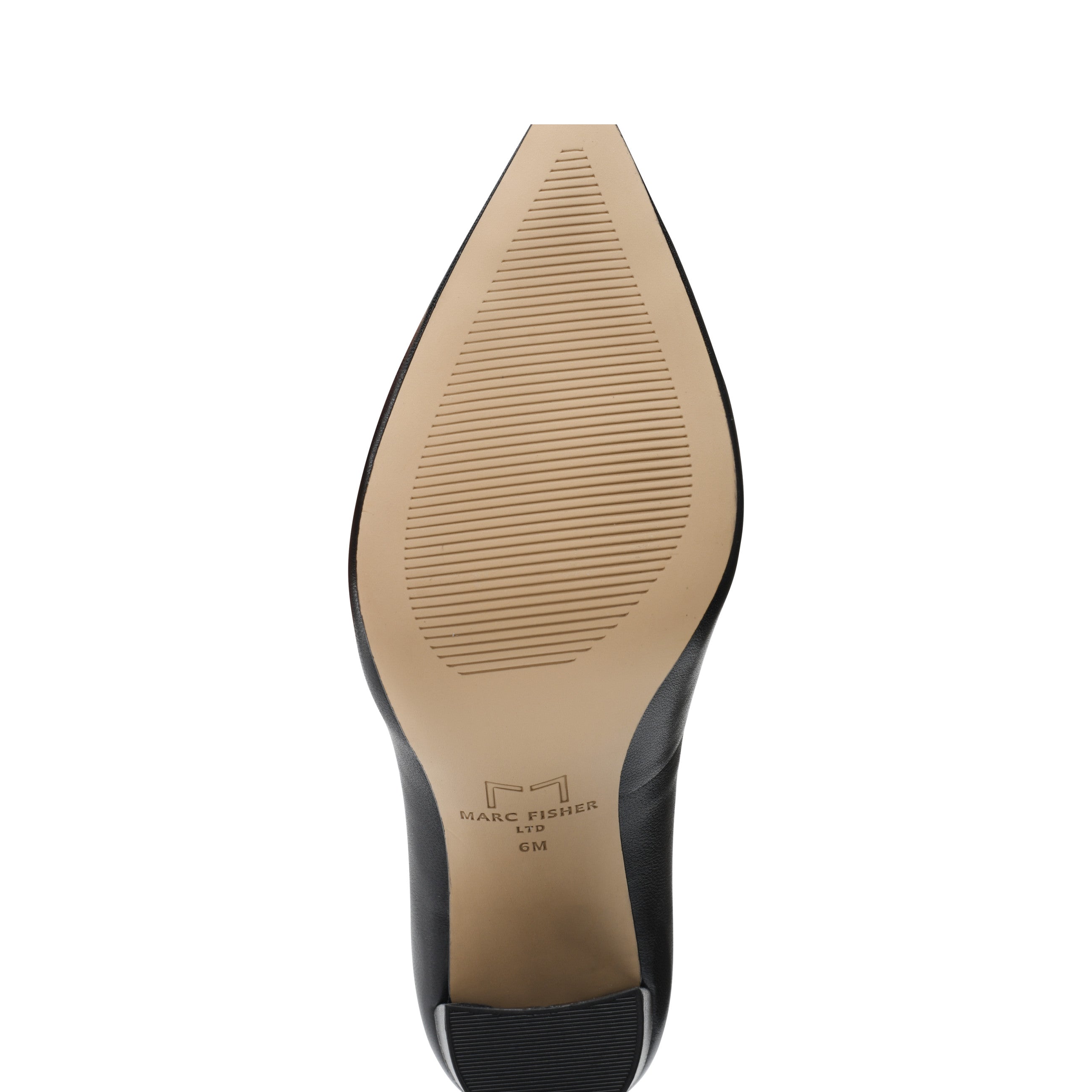 Abilene Block Heel Pointy Toe Pump - Black Leather