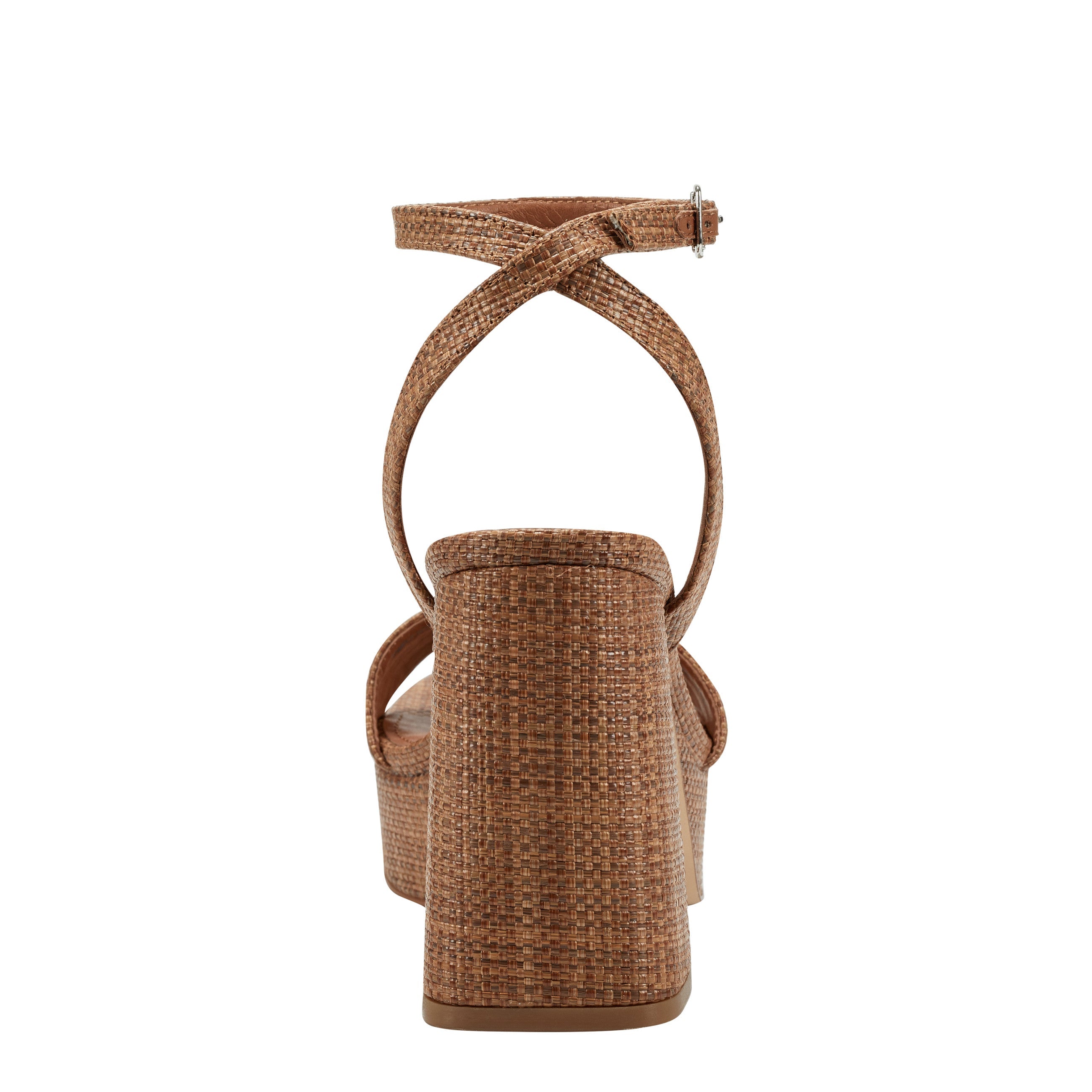 Sadel Platform Sandal - Cognac
