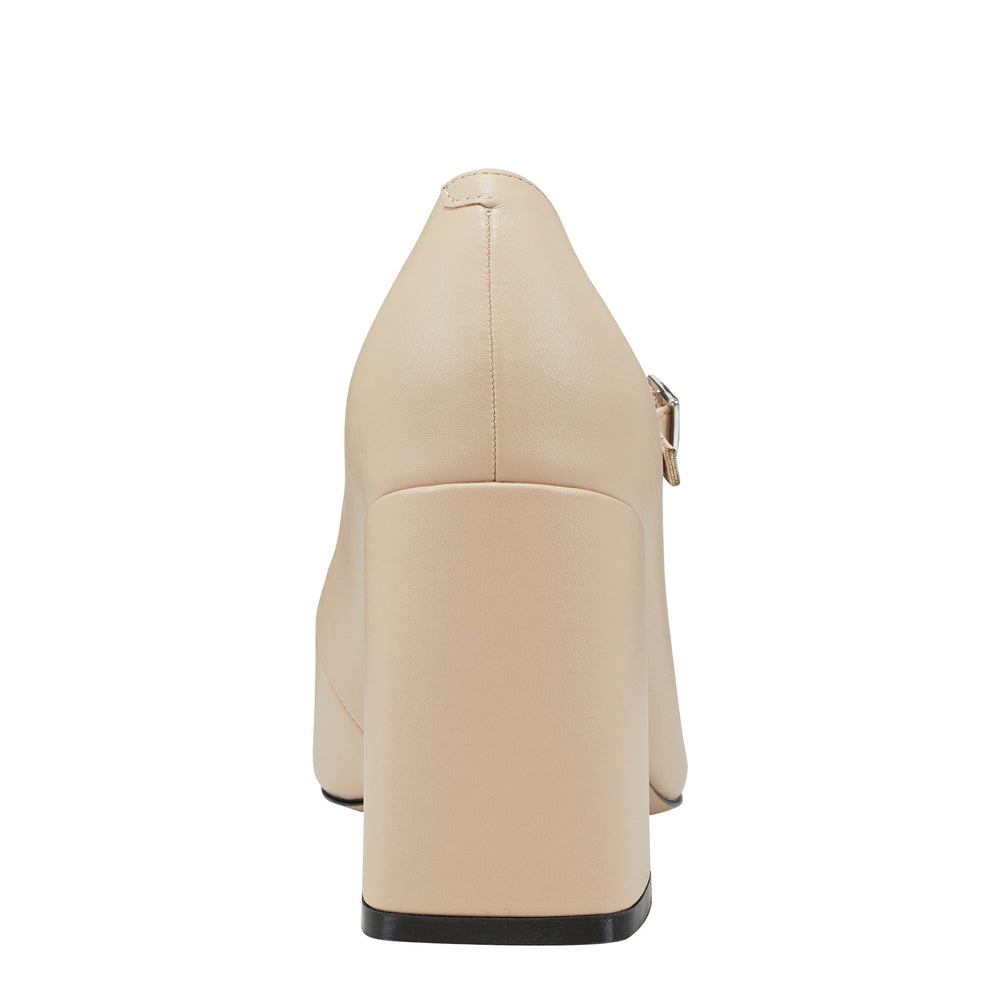 Charine Cap Toe Mary Jane - Natural/Black