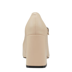 Charine Cap Toe Mary Jane - Natural/Black
